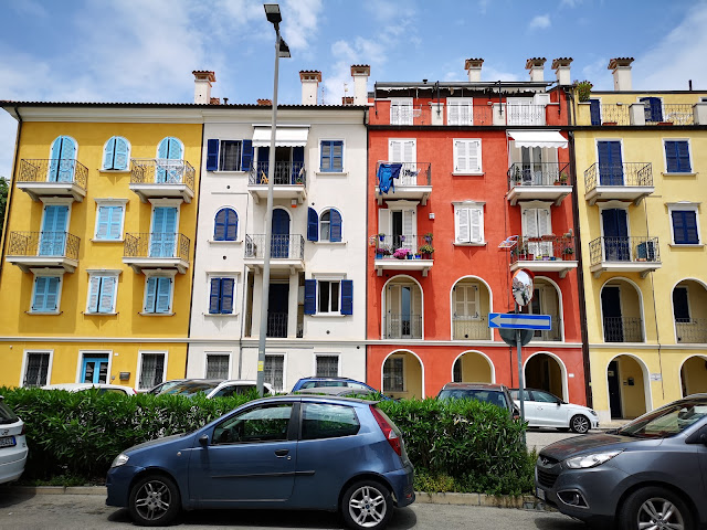 Case colorate di Porto Recanati