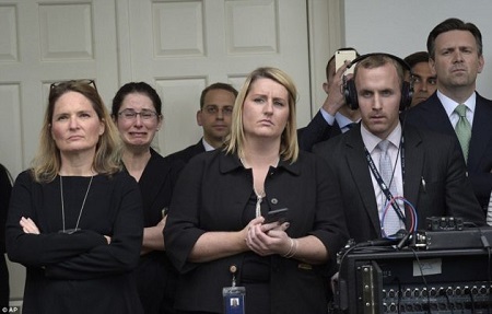 What is Happening Here? These Photo of White House Staff Looking Sad Has Got the Whole World Talking