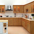 Light Brown and White Kitchen Cabinets