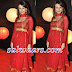 Orange Anarkali Salwar Kameez