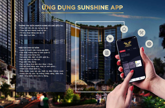 Ứng dụng Sunshine App dành riêng cho cư dân "mặt trời"