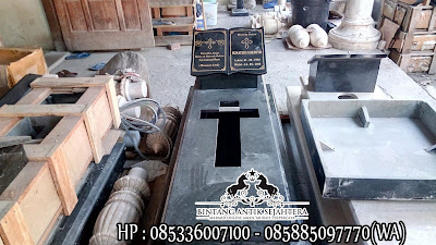 Kijing Kuburan Kristen, Jual Makam Granit Murah, Model Kuburan Kristen Modern