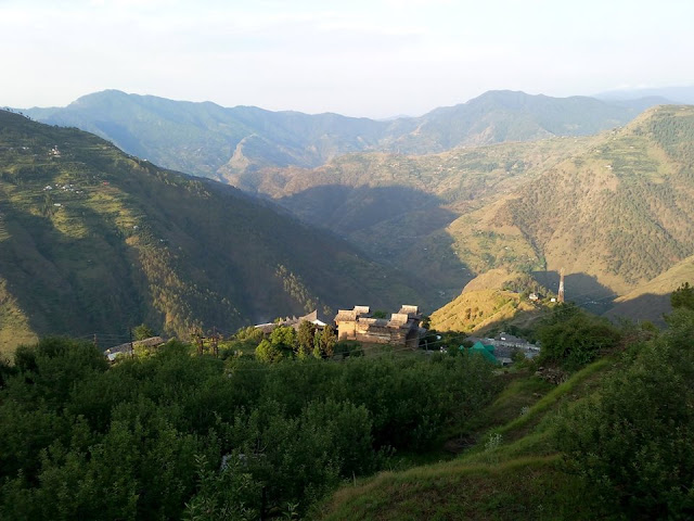 beautiful and serene Tharoch Village, Himachal Pradesh