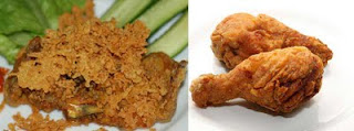 Ayam Kremes vs Fried Chicken