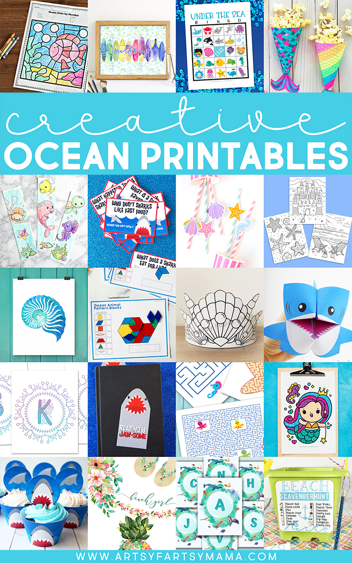 Creative Free Ocean Printables