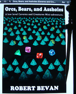 Portada del libro Orc, Bears and Assholes, de Robert Bevan