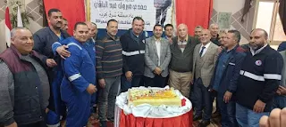 نقابة خالدة للبترول تهنئ مهندس حمدي مبروك مدير عام منطقة شرق بحرية لبلوغه قمة العطاء الوظيفي