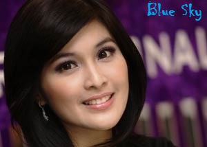 Foto Artis on Foto Sandra Dewi   Artis Indonesia Cantik   Saraung Blue Sky