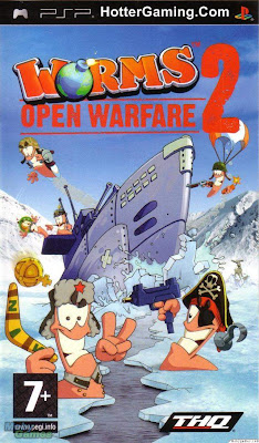 Free Download Worms Open Warfare 2 PSP Game Cover Photo