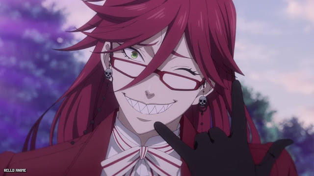 黒執事アニメ 死神 グレル・サトクリフ 福山潤 Black Butler Grim Reaper Grelle Sutcliff