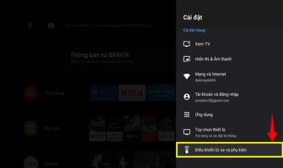 Sử dụng Google Assistant bằng tiếng Việt trên Tivi Sony bạn phải cài đặt ngôn ngữ trợ lý ảo là tiếng Việt.
