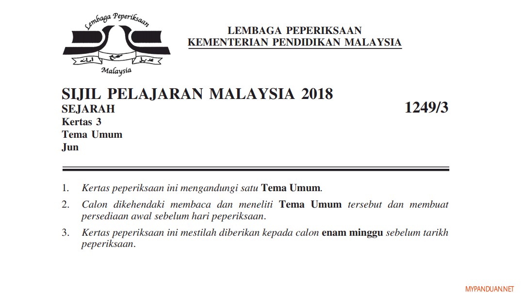 Soalan Sejarah Spm 2019 Kertas 2 - Kuora b