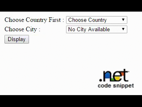 Creating Cascading Dropdowns in ASP.NET Using C#