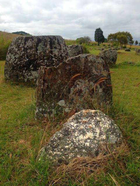 The Plain of Jars in Phonsavan