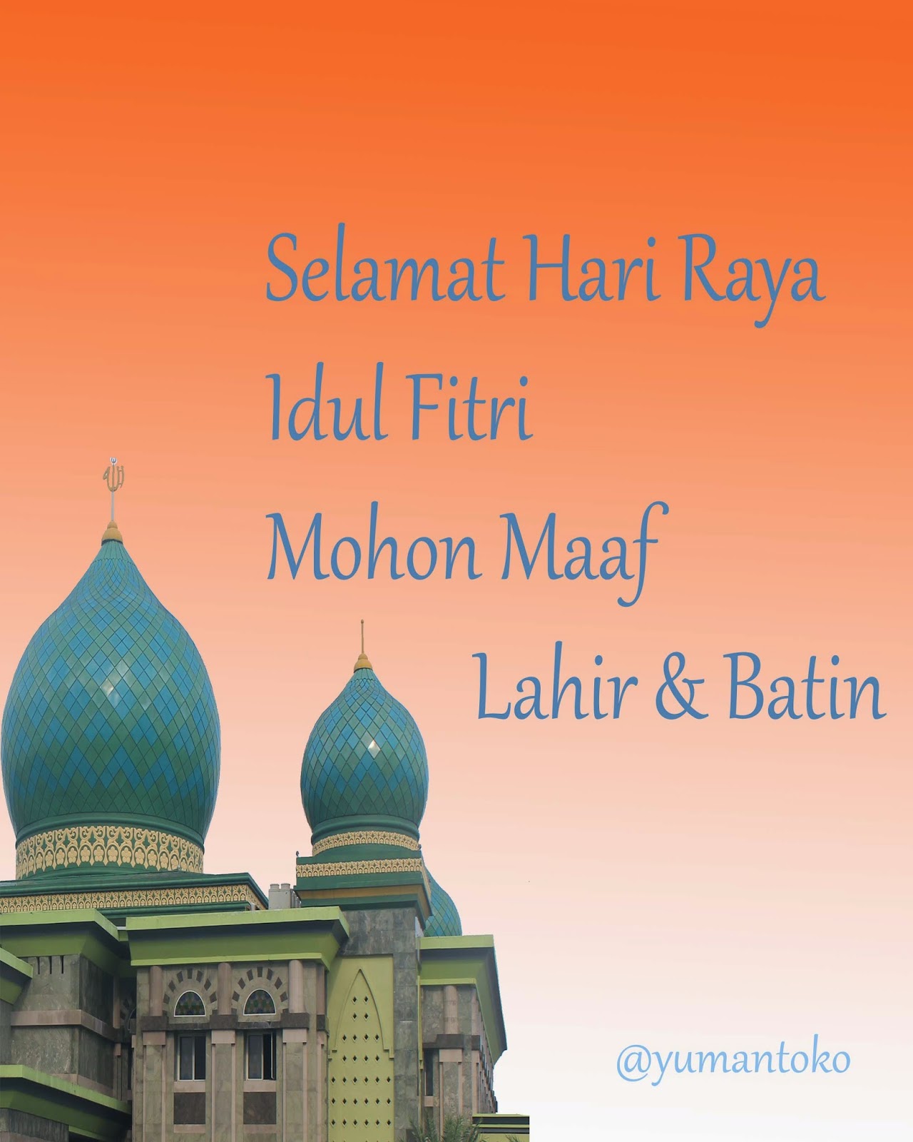 Kartu Ucapan Hari Raya Idul Fitri