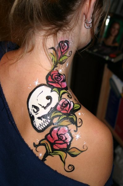 Skull And Rose Tattoos Designs The rosy picture was used by royal standards