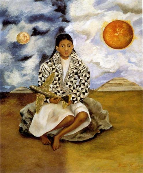 Portrait of Lucha Maria, A Girl from Tehuacan, Frida Kahlo, 1942