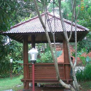 buat gazebo taman rumah