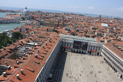 Piazza San Marco from the Campanile in Venezia