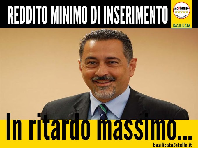 M5S, Pittella in ritardo sul COPES-bis, il cosiddetto “reddito minimo di inserimento”