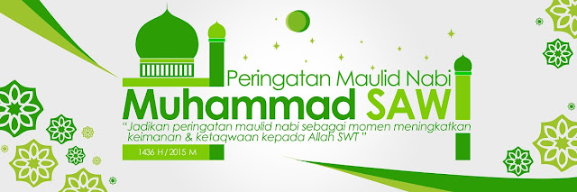 Download banner spanduk acara maulid nabi  Desainspirator