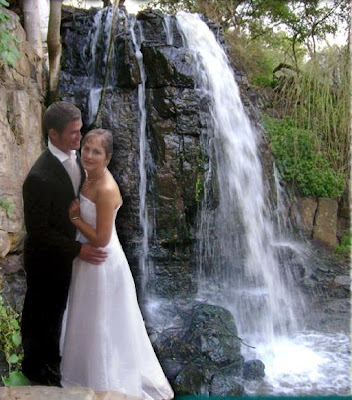 images for wedding waterfall backround