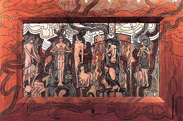 Jan Toorop wood art