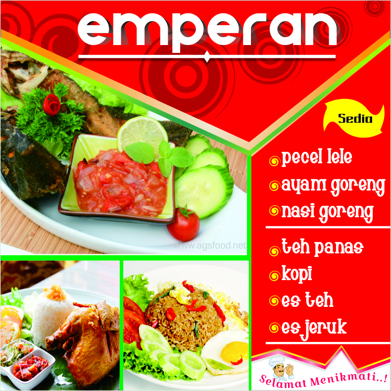  Desain  Banner  Warung  Makan Cdr 