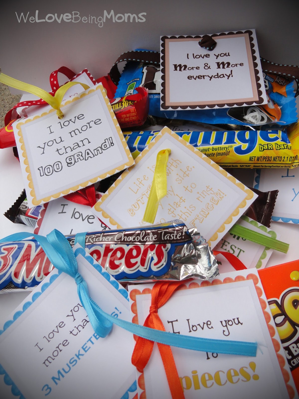 We Love Being Moms!: Candy Bar Printables