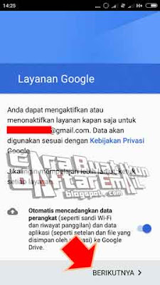 masuk akun google android