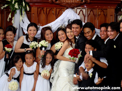 It is uncommon for a Filipino bride to choose black and white as a wedding