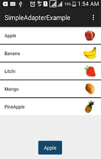 How to Adapter Example In Android