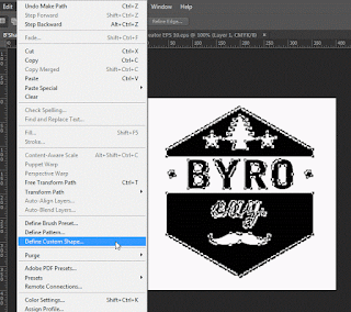 Cara membuat Custom Shapes sendiri di Photoshop