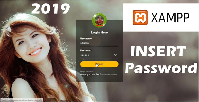 How to Insert Password Hash  PHP in Mysql  I XAMPP. - Sub Title English 