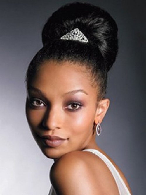 African American Hairstyles Trends and Ideas : Cute Bun 