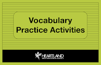 Vocabulary practice activities