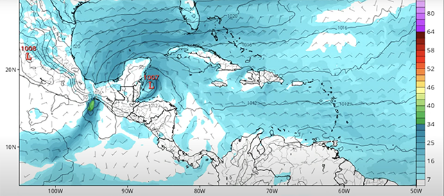 Advierten posible ciclón en el Caribe a fines de noviembre o principios de diciembre