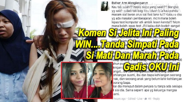 Komen Si Jelita Ini Paling WIN.Tanda Simpati Pada Si 