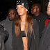 Rihanna flashes her brá and underweár in all black ensemble – See (sexy) Photos