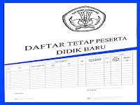 Contoh Format Daftar Tetap Peserta Didik Baru