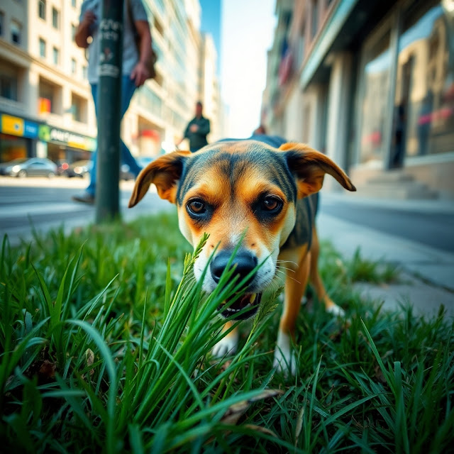 Dog Eat Grass?