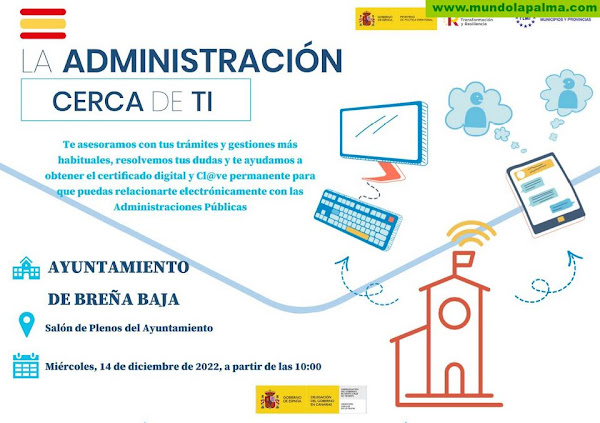 BREÑA BAJA: Charla sobre la obtención del Certificado Digital y otros tramites de la administración