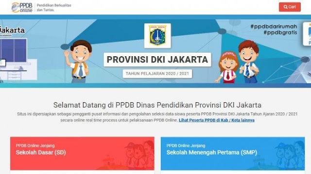 PPDB Online DKI Jakarta Resmi Dibuka Hari Ini