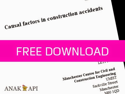 Download CaseStudy: Publikasi Riset Faktor Penyebab Kecelakaan Konstruksi