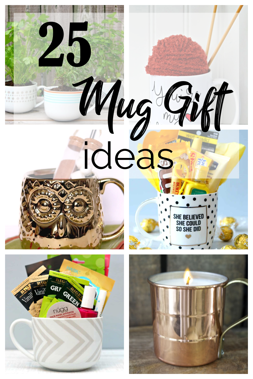 25 Gifts in a Mug - Adventures of a DIY Mom