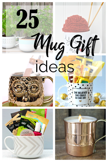 collage of gift in a mug ideas