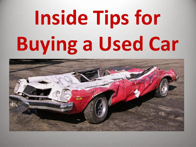 Tips Before You Buy A Used Car