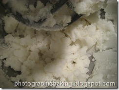 Oil and sugar after mixing