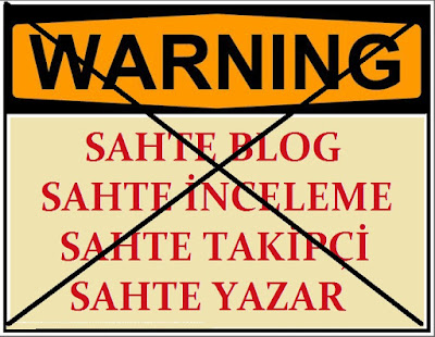 SAHTE BLOGGER