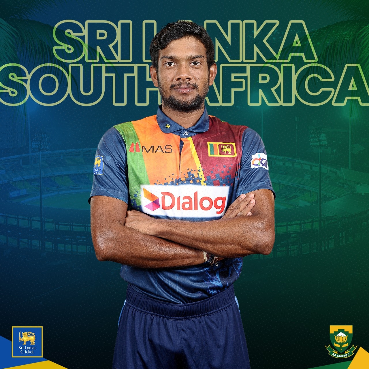 Here's Srilankan squad for the T20I series vs south Africa